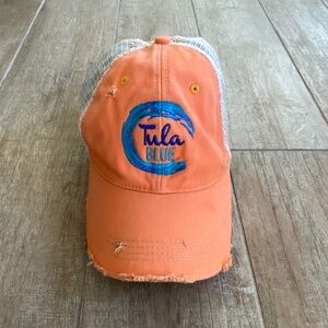 Tula Blue Distressed Trucker Hat